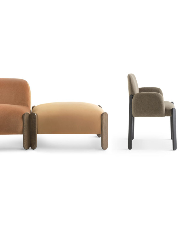 Fauteuil Lounge Babà Soft