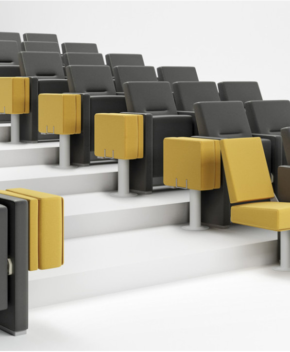 Siège Spécifique: Formation, Auditorium, Collectivité Fauteuil Strapunto