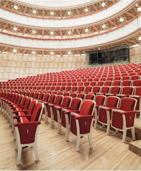 Siège Spécifique: Formation, Auditorium, Collectivité Fauteuil Strapunto