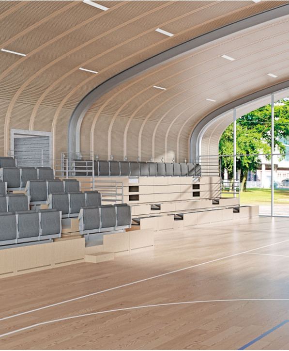 Estrade Tribunes Télescopiques