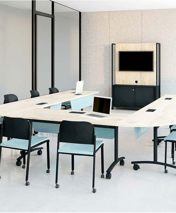 Table Formation Tables Abattantes – Modulaires & Faciles À Ranger Pour Tous Vos Espaces