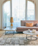 Décoration Ceramique Tapis Gris En Coton Et Laine