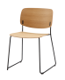 ARYN WOOD Chaise empilable