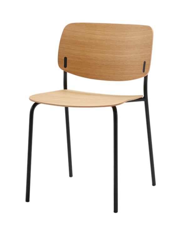 ARYN WOOD Chaise empilable