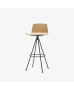 Tabouret Haut Varya Wood