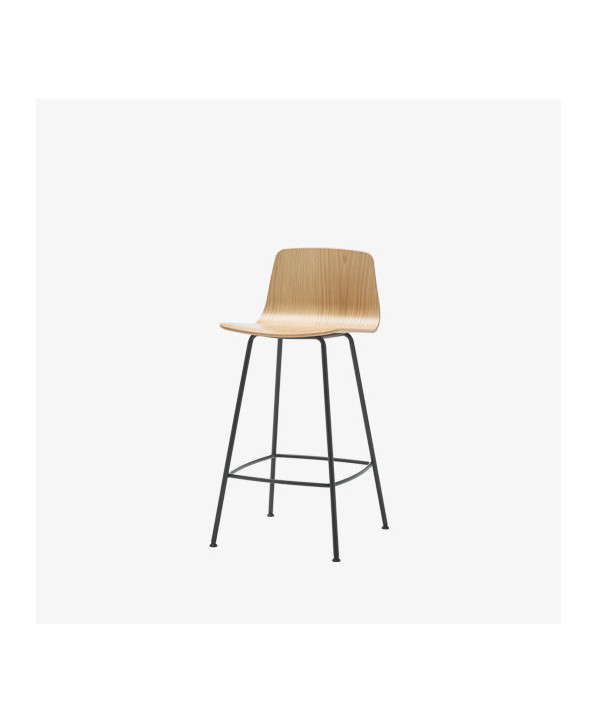 Tabouret Haut Varya Wood