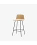 Tabouret Haut Varya Wood