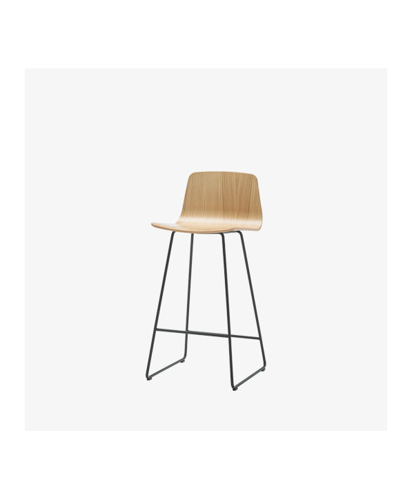 Tabouret Haut Varya Wood