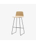 Tabouret Haut Varya Wood