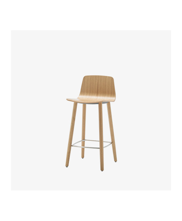 Tabouret Haut Varya Wood