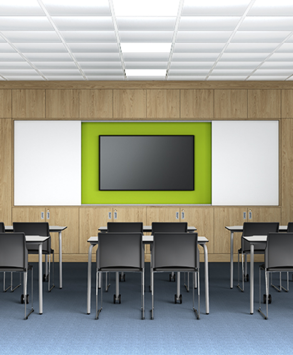 Mur multifonction pour espaces de formation Zioxi TeacherWall