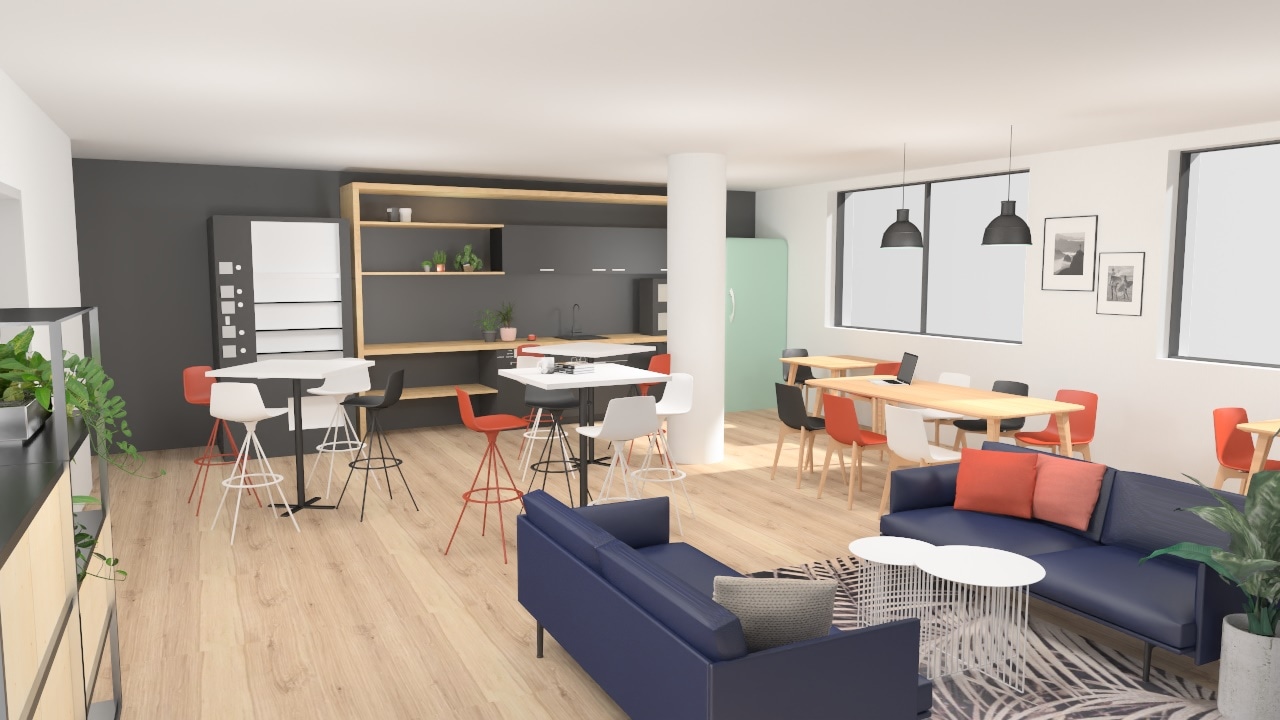 Espace détente et cafétéria